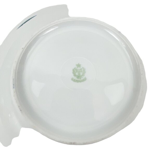 Antique RS Germany Hand Painted Porcelain Serving Bowl With Floral Design Gold T - Picture 6 of 7